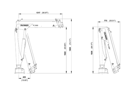 Loader Crane PC3800 4